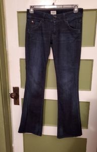 Hudson dark wash wide leg EUC sz 27